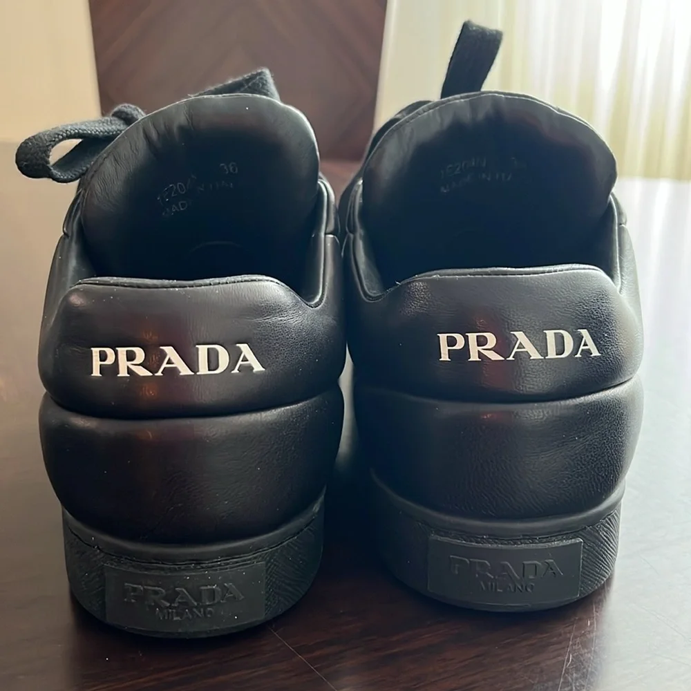 PRADA Nappa Soft leather sneakers - Picture 7 of 14